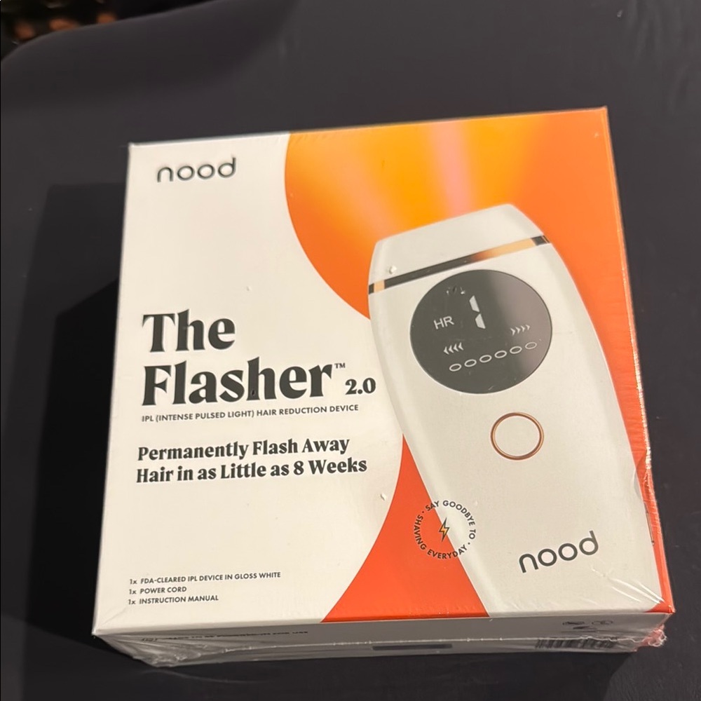 New in box- Nood The Flasher 2.0 IPL hair reduction Device